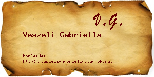 Veszeli Gabriella névjegykártya