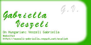 gabriella veszeli business card